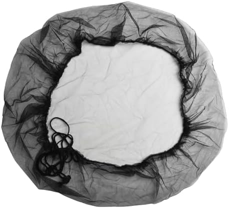 Rain Net Cover With Drawstring, Fine Mesh Lid For Small Diameter Water Buckets, PE Nylon Screen Prevents Leaves Debris And Flies, Black(100cm) - Image 4