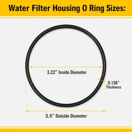 6 Pack 3.5 inch OD O Rings for APEC ROES-50 Water Filter Housings - Image 2
