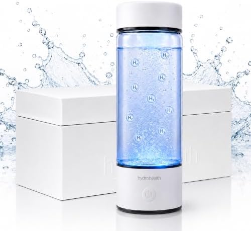 Hydrohealth Hydrogen Water Bottle for kidney health | 1600PPB SPE/PEM Tech by Unknown
