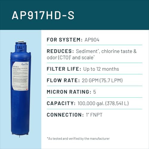 3M Aqua-Pure AP900 Series Whole House Water Filter Cartridge AP917HD-S - Image 2