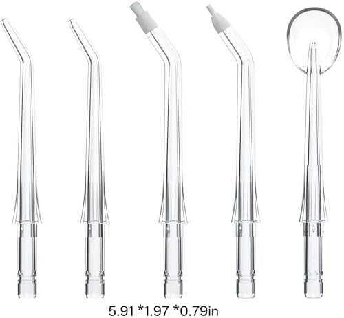 Water Flosser Replacement Tips Kit – Standard, Periodontal, Orthodontic & Tongue Cleaner Nozzles for Shower Water Flosser Accessories and Oral Care for Daily use - Image 2