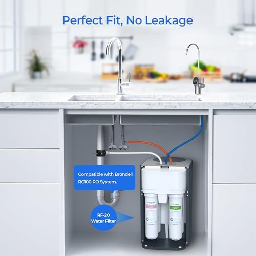 RF-20, RC100 Water Filter Replacement Sediment Carbon Block - Image 2