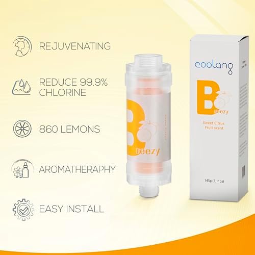 Universal Vita C Shower Filter: Unveil Radiant Skin & Hair with K-Beauty Secrets (Breezy-Sweet Citrus) - Image 3