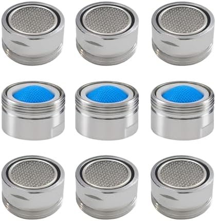 9 Pack Kitchen Faucet Aerator, 15/16" External Thread Sink Aerator by XNTONG