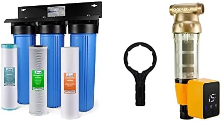 iSpring Whole House Water Filter System + Spin Down Sediment Water Filter by Unknown