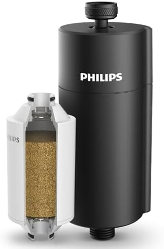 PHILIPS Shower Filter, Reduces Chlorine & Heavy Metals, AWP1775BK/37 by Unknown