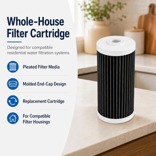 4.5 x 10 Whole House Filter Compatible with AO Smith WH-PREL-RCP, 1 Pack - Image 2
