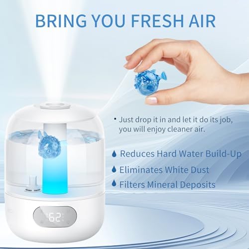 Humidifier Cleaner Fish 12-Pack for Most Humidifiers and Fish Tanks, Humidifier Cleaning Fish and Demineralization Cartridge for humidifiers, Tank Cleaner tablets, Purifies Water, Fights Slime & Odor - Image 3