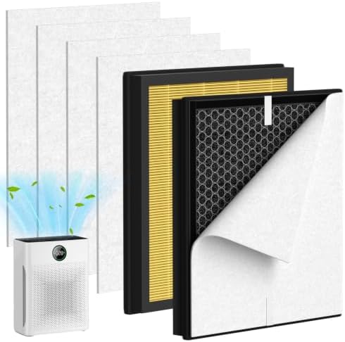 PR1 HEPA Replacement Filter Compatible with MOOKA Air Puri-fier by APRIL-FLOWER