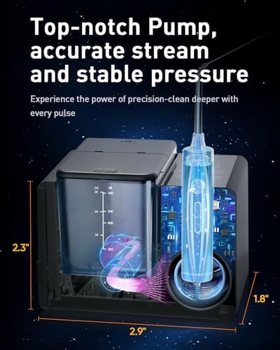 MySmile LP233 Pro Countertop Water flosser w/UVC Light, Display & Heater - Image 3