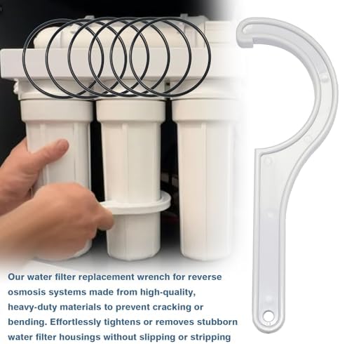 QPQ Water Filter Wrench Set for APEC, with O-Rings, 2 Wrenches + 6 Rings - Image 5