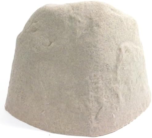 EMSCO Landscape Rock Cover – Sandstone – Medium – Decorative Artificial Rock for Concealing Utility Fixtures, Pipes, Valves & Landscape Equipment by EmscoGroup
