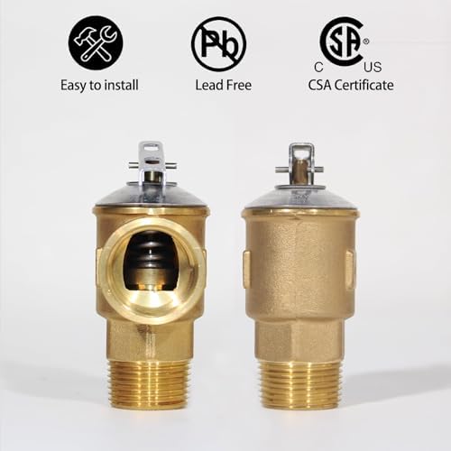 ORBEK 3/4 Inch Tankless Water Heater Isolation Valve Kit, Brass,150 PSI PRV - Image 5