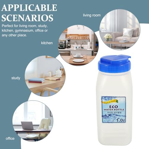 Large 64Oz Plastic Cold Water Bottle with Lid Portable Juice and Milk Storage Container for Home Fitness Outdoor Use - Image 5