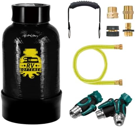 Filterelated RV Water Softener, 16000 Grain Portable, 3/4 Brass Fitting by Filterelated