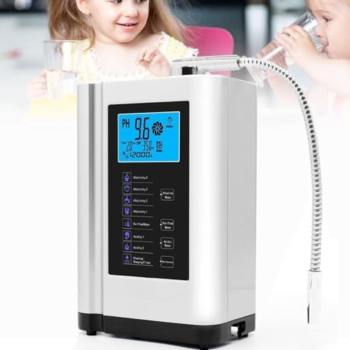 Alkaline Water Ionizer, Up to -500mV ORP,PH 3.5-10.5 Water Purifier Machine White by Unknown