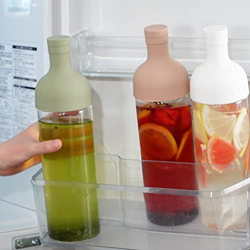 Hario Cold Brew Tea Wine Bottle, 750ml, White - Image 4