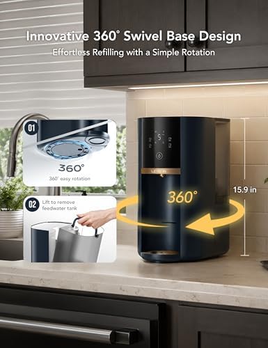 Leysern Countertop Reverse Osmosis Water Filter with UV, No Installation - Image 2