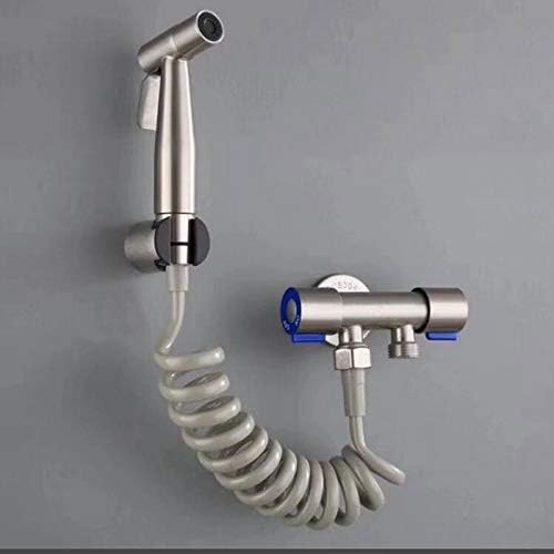 JSEIAJB Handheld Bidet Toilet Sprayer, Premium Stainless Steel Bathroom Bidet Sprayer Set, Baby Cloth Diaper Sprayer wit by Unknown