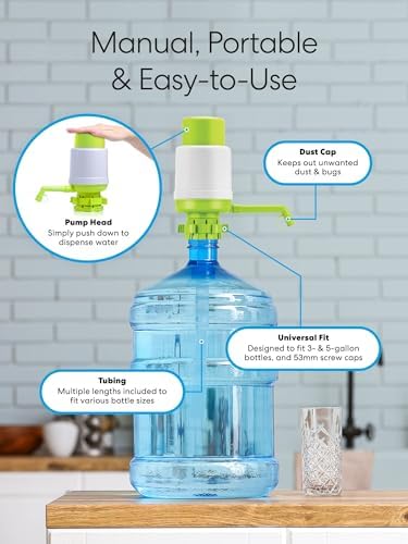 Brio Universal Manual Drinking Water Pump (Green) - Image 7