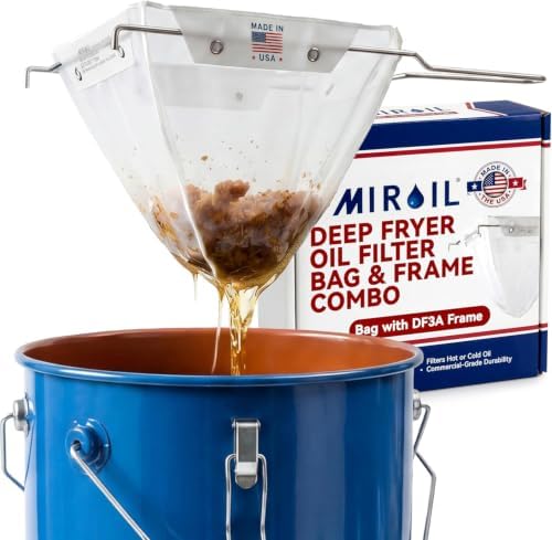 MirOil CONE2B Fryer Filter Bag & Frame Combo Set by MirOil