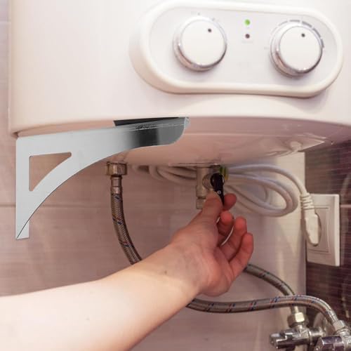 Stainless Steel Water Heater Wall Mount Stand, 1 Pair Brackets - Image 4