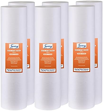 iSpring FP25B Whole House Water Filter Cartridge, 6-Pack by iSpring