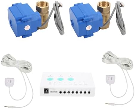 WALFRONT Water Leak Detector Double Valve Audible Alarm System (US Plug) - Image 5