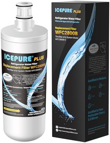 ICEPURE 3US-AF01 Under Sink Water Filter, Replacement for Standard 3US-AF01, 3US-AS01, Whirlpool WHCF-SRC, WHCF-SUFC, WHCF-SUF, 1 Pack by ICEPURE