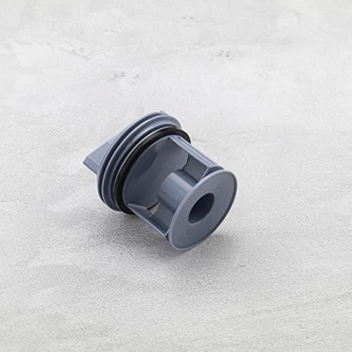 Washer Drainage Pump Drain Outlet Seal Cover Plug Compatible with Siemens Compatible with Bosch Washing Machines Drain Pump Fluff Filter - Image 5
