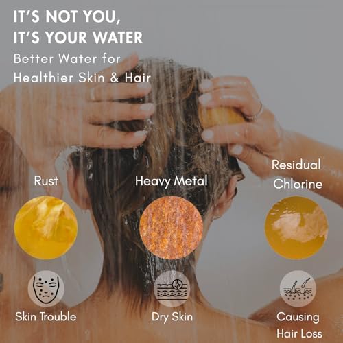 NEMOFILTER Vitamin C Shower Filter for Hard Water, Removes Chlorine, Metals - Image 2