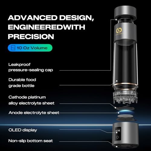 PUREPEBRIX Hydrogen Water Bottle | IHSA Certified 7560 PPB - Image 6