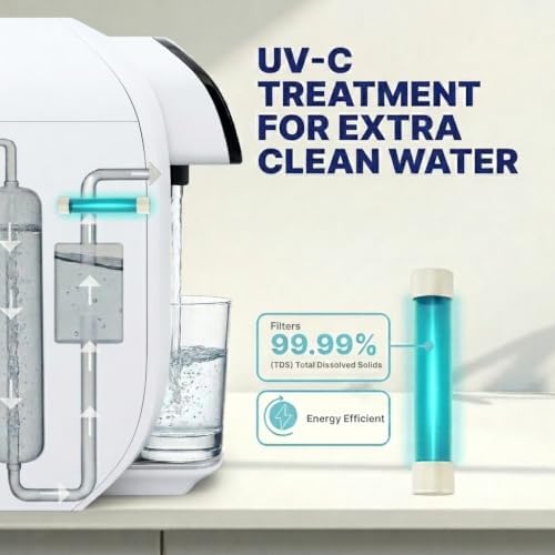 NU Aqua 8-Stage Countertop Reverse Osmosis System with UV & Hot Water - Image 6