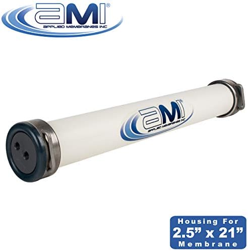 APPLIED MEMBRANES, INC. 2.5" x 21" PVC Membrane Housing Pressure Vessel for 25x21 RO, UF, NF Membrane Element | 200 PSI Operating Pressure | PV2521PVCAU - Image 6