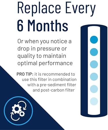 Pentair Pentek EP-20BB Big Blue 20" x 4.5" Carbon Block Water Filter - Image 4