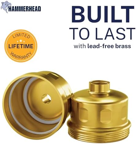 Hammerhead Metal Shower Head Filter, KDF-55 Removes Chlorine & Chemicals - Image 4
