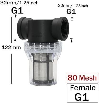 1Pcs IBC Tank Tap Adapter Filter 1/2 3/4 1inch Male Female Threads Water Screen S60 Thread Nipple 1000L Rain Barrel Fitting(9) - Image 2
