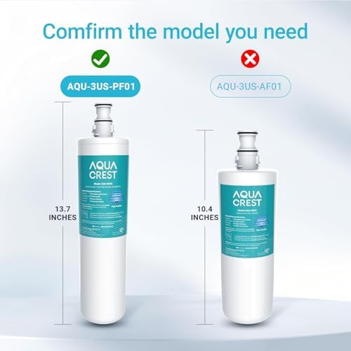 AQUA CREST 3US-PF01 Water Filter Replacement for Filtrete® 3US-PS01, 2 Pack - Image 3