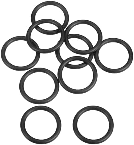 uxcell 10Pcs AS-214 NBR 70A O-Rings 1" ID x 1/8" CS/0.984" ID x 0.139" CS by uxcell