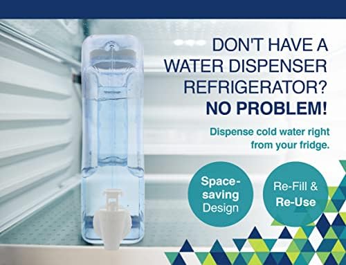 Arrow Oasis Drink Dispenser for Fridge, 1.25 Gallon - Plastic Beverage Dispenser with Spigot - Clear Space-Saving Design with Handle - Ideal for Water, Juice & Iced Tea - BPA Free - Made in USA - Image 6