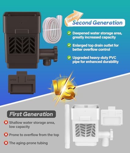 WADEO Upgraded Rain Barrel Diverter Kit for 2x3 or 3x4inch Downspouts Brown - Image 4