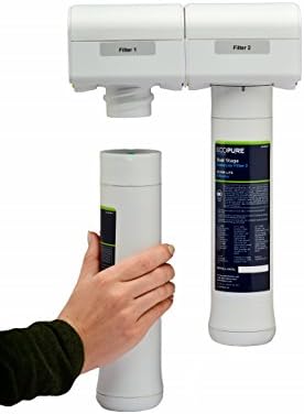 EcoPure ECODWF Dual Stage Water Filter Replacement Set – Fits ECOP20 Under Sink System – NSF-Certified – Reduces Lead, Chlorine, Cysts & More – 6-Month Life – Easy, Mess-Free Changes - Image 3