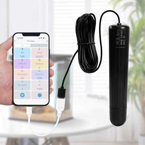 Smart Water Quality Monitor, 7-in-1 pH | Temperature | TDS | EC | Salinity | S.G & ORP WiFi Water Quality Tester Probe, EC pH Monitor for Hydroponics, Aquarium, 24/7 Real-Time Monitoring - Image 4