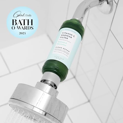 VOESH Vitamin C Shower Filter, Shower Aromatherapy, Water Purifier, Water Softener, Vegan Probiotics, Spa Shower Head, Water Filter, Shower Self-Care - Image 4