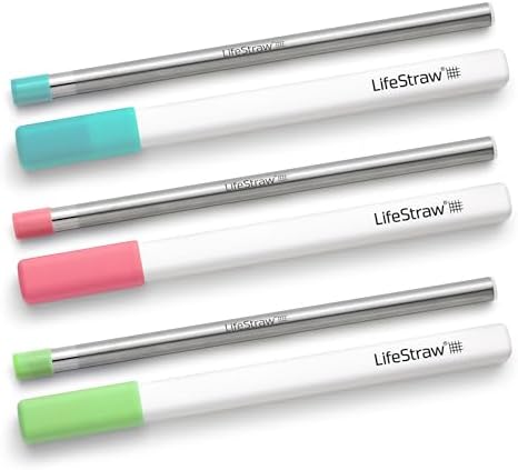 LifeStraw Sip – Reusable Stainless Steel Water Filter Drinking Straw by Unknown