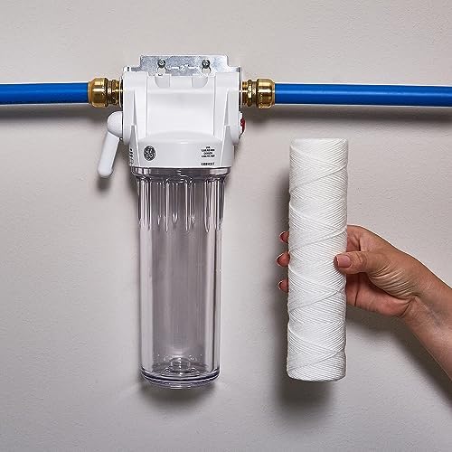GE FXWSC Whole House Water Filter | Replacement for Water Filtration System | NSF Certified: Reduces Sediment, Rust & Other Impurities from Water | Replace Every 3 Months for Best Results | 2 Filters - Image 3