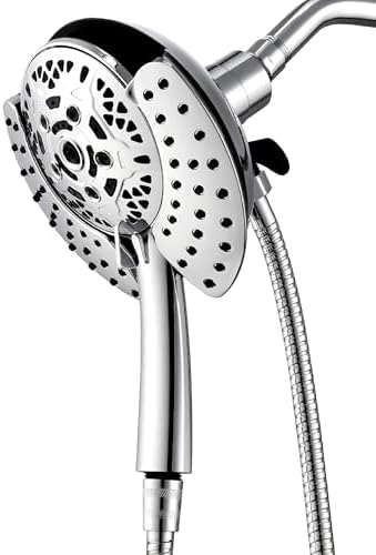 INAVAMZ 2 in 1 Shower Head with Handheld Combo High Pressure Silver 2.5 GPM - Image 2