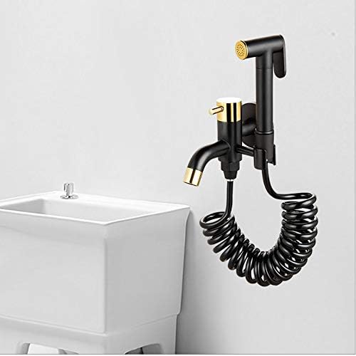 JSEIAJB Copper Toilet Hand Held Bidet Faucet Sprayer Bidet Set Sprayer Gun Toilet Spray for Bathroom Self Cleaning Shower by Unknown