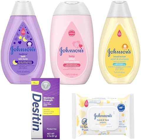 Johnson's Baby Here Comes Baby Gift Set, 5 Items - Image 5