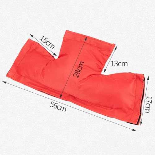 Backflow Preventer Insulation Cover for Outdoor Water Meters & Valves, ABS Plastic Weatherproof Freeze Protection- Red - Image 3